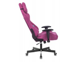 Кресло игровое Zombie VIKING KNIGHT Fabric малиновый Light-15 с подголов. крестовина металл-foto5