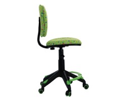 Кресло детское Бюрократ CH-204-F зеленый кактусы крестовина пластик подст.для ног-foto3