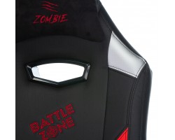 Кресло игровое Zombie HERO BATTLEZONE черный/красный эко.кожа с подголов. крестовина пластик-foto6
