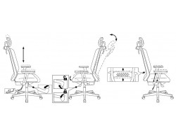 Кресло руководителя Бюрократ EXPERT черный TW-01 сиденье зеленый 38-407 сетка/ткань с подголов. крестовина пластик-foto10