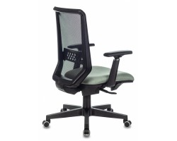 Кресло руководителя Бюрократ EXPERT черный TW-01 сиденье зеленый 38-407 сетка/ткань с подголов. крестовина пластик-foto8