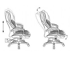 Кресло руководителя Бюрократ T-9917 коричневый рец.кожа/кожзам крестовина пластик пластик золото-foto3