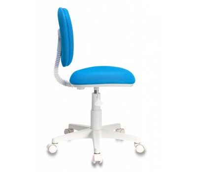 Кресло детское Бюрократ CH-W204NX голубой TW-55 крестовина пластик пластик белый