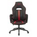 Кресло игровое Zombie A3 черный/красный эко.кожа крестовина пластик