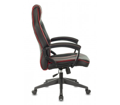 Кресло игровое Zombie A3 черный/красный эко.кожа крестовина пластик