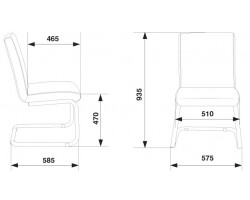 Кресло Бюрократ CH-250-V черный эко.кожа полозья металл хром-foto5