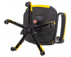 Кресло игровое Zombie GAME 17 черный/желтый текстиль/эко.кожа крестовина пластик-foto12