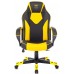 Кресло игровое Zombie GAME 17 черный/желтый текстиль/эко.кожа крестовина пластик