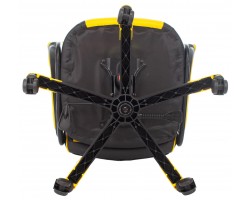 Кресло игровое Zombie GAME 17 черный/желтый текстиль/эко.кожа крестовина пластик-foto11