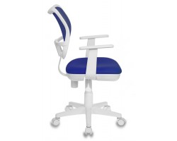 Кресло детское Бюрократ Ch-W797 синий сиденье синий TW-10 сетка/ткань крестовина пластик пластик белый-foto3