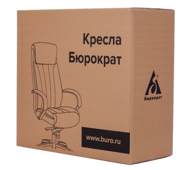 Кресло руководителя Бюрократ T-9923WALNUT коричневый кожа крестовина металл/дерево