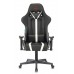 Кресло игровое Zombie A4 черный/белый эко.кожа с подголов. крестовина пластик