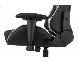 Кресло игровое Zombie A4 черный/белый эко.кожа с подголов. крестовина пластик-foto10