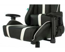 Кресло игровое Zombie A4 черный/белый эко.кожа с подголов. крестовина пластик-foto7