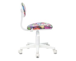 Кресло детское Бюрократ CH-W201NX мультиколор маскарад крестовина пластик пластик белый-foto3