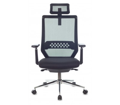 Кресло руководителя Бюрократ MC-612N-H черный TW-01 38-418 сетка/ткань с подголов. крестовина металл хром