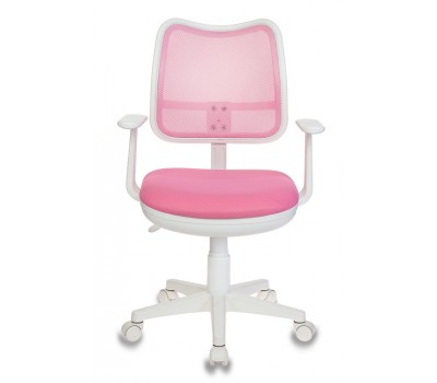 Кресло детское Бюрократ Ch-W797 розовый сиденье розовый TW-13A сетка/ткань крестовина пластик пластик белый