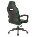Кресло игровое Zombie A3 черный/зеленый эко.кожа крестовина пластик