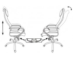 Кресло руководителя Бюрократ CH-609SL черный TW-01 TW-11 эко.кожа/сетка с подголов. крестовина металл хром-foto7