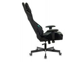 Кресло игровое Zombie VIKING KNIGHT Fabric черный Light-20 с подголов. крестовина металл-foto5