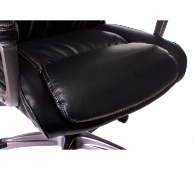 Кресло руководителя Бюрократ T-9914 черный рец.кожа/кожзам крестовина пластик пластик серебро