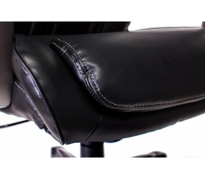 Кресло руководителя Бюрократ T-9914 черный рец.кожа/кожзам крестовина пластик пластик серебро