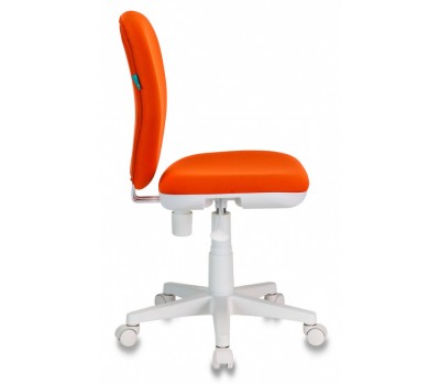 Кресло детское Бюрократ KD-W10 оранжевый 26-29-1 крестовина пластик пластик белый