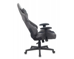 Кресло игровое Zombie VIKING X Fabric серый/черный с подголов. крестовина пластик-foto5