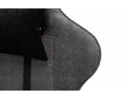 Кресло игровое Zombie VIKING X Fabric серый/черный с подголов. крестовина пластик-foto8