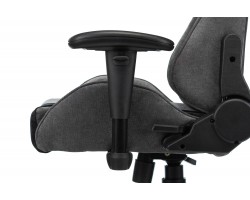 Кресло игровое Zombie VIKING X Fabric серый/черный с подголов. крестовина пластик-foto11