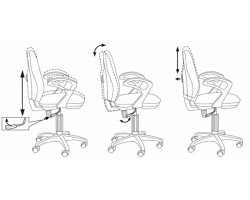 Кресло Бюрократ Ch-513AXN черный крестовина пластик-foto5