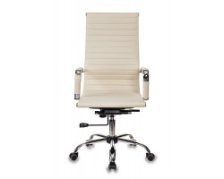 Кресло руководителя Бюрократ CH-883 слоновая кость эко.кожа крестовина металл хром-foto2