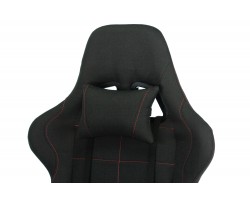 Кресло игровое Zombie 771N черный с подголов. крестовина металл черный-foto9