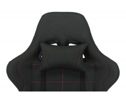 Кресло игровое Zombie 771N черный с подголов. крестовина металл черный-foto7