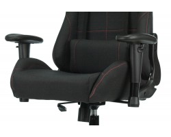 Кресло игровое Zombie 771N черный с подголов. крестовина металл черный-foto8