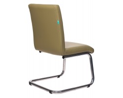 Кресло Бюрократ CH-250-V зеленый эко.кожа полозья металл хром-foto4