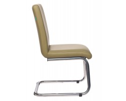 Кресло Бюрократ CH-250-V зеленый эко.кожа полозья металл хром-foto3