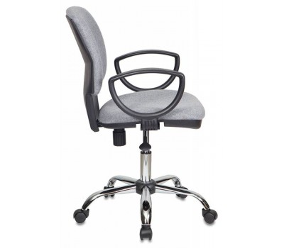 Кресло Бюрократ Ch-626AXSL серый 10-128 крестовина металл хром Кресло Бюрократ Ch-626AXSL серый 10-128 крестовина металл хром