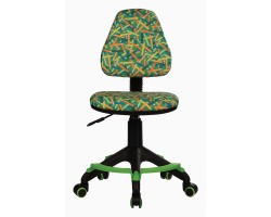 Кресло детское Бюрократ KD-4-F зеленый карандаши крестовина пластик подст.для ног-foto2