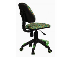 Кресло детское Бюрократ KD-4-F зеленый карандаши крестовина пластик подст.для ног-foto4