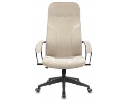 Кресло руководителя Бюрократ CH-608Fabric песочный Light-21 крестовина пластик-foto2