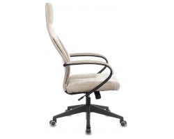 Кресло руководителя Бюрократ CH-608Fabric песочный Light-21 крестовина пластик-foto3