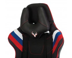 Кресло игровое Zombie VIKING 4 AERO белый/синий/красный текстиль/эко.кожа с подголов. крестовина пластик-foto10