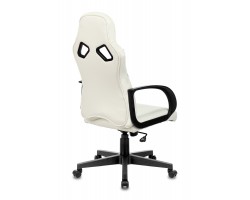 Кресло игровое Zombie RUNNER белый/голубой эко.кожа крестовина пластик-foto4