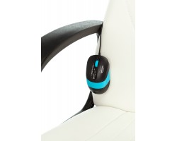 Кресло игровое Zombie RUNNER белый/голубой эко.кожа крестовина пластик-foto9