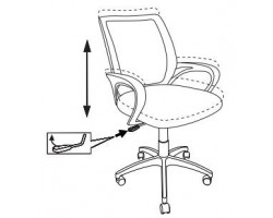 Кресло Бюрократ CH-W695NLT темно-синий TW-05N TW-10N сетка/ткань крестовина пластик пластик белый-foto6