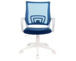 Кресло Бюрократ CH-W695NLT темно-синий TW-05N TW-10N сетка/ткань крестовина пластик пластик белый-foto2