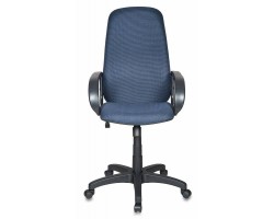 Кресло руководителя Бюрократ Ch-808AXSN черный/синий 12-191 крестовина пластик-foto2