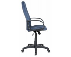 Кресло руководителя Бюрократ Ch-808AXSN черный/синий 12-191 крестовина пластик-foto3