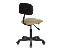 Кресло Бюрократ CH-1201NX бежевый 10-107 крестовина пластик-foto4